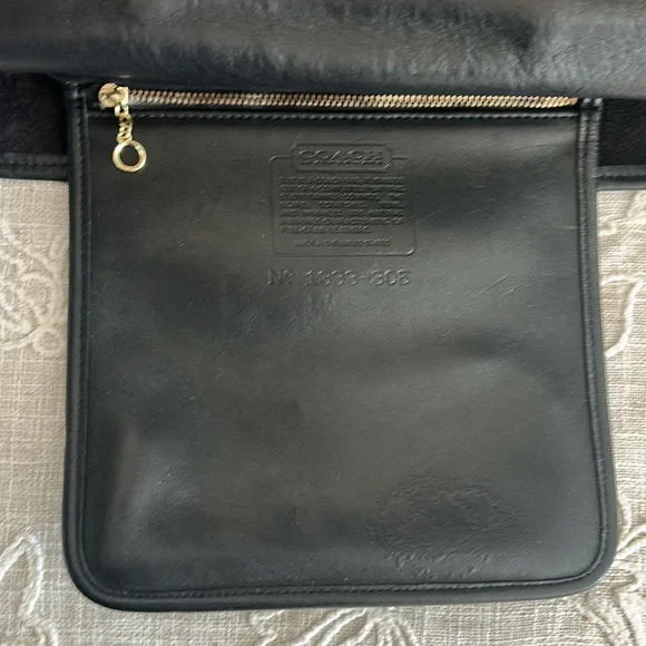 Coach Vintage Authenticated Lexington Black Leather/Shoulder/Briefcase Bag - Picture 15 of 17